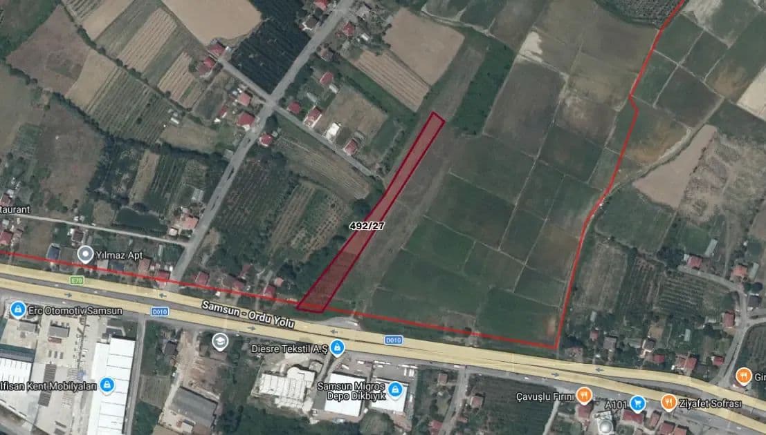 KWKAUF TALİP'TEN ÇINARLIKTA YOLA CEPHE SATILIK TARLA - land for sale