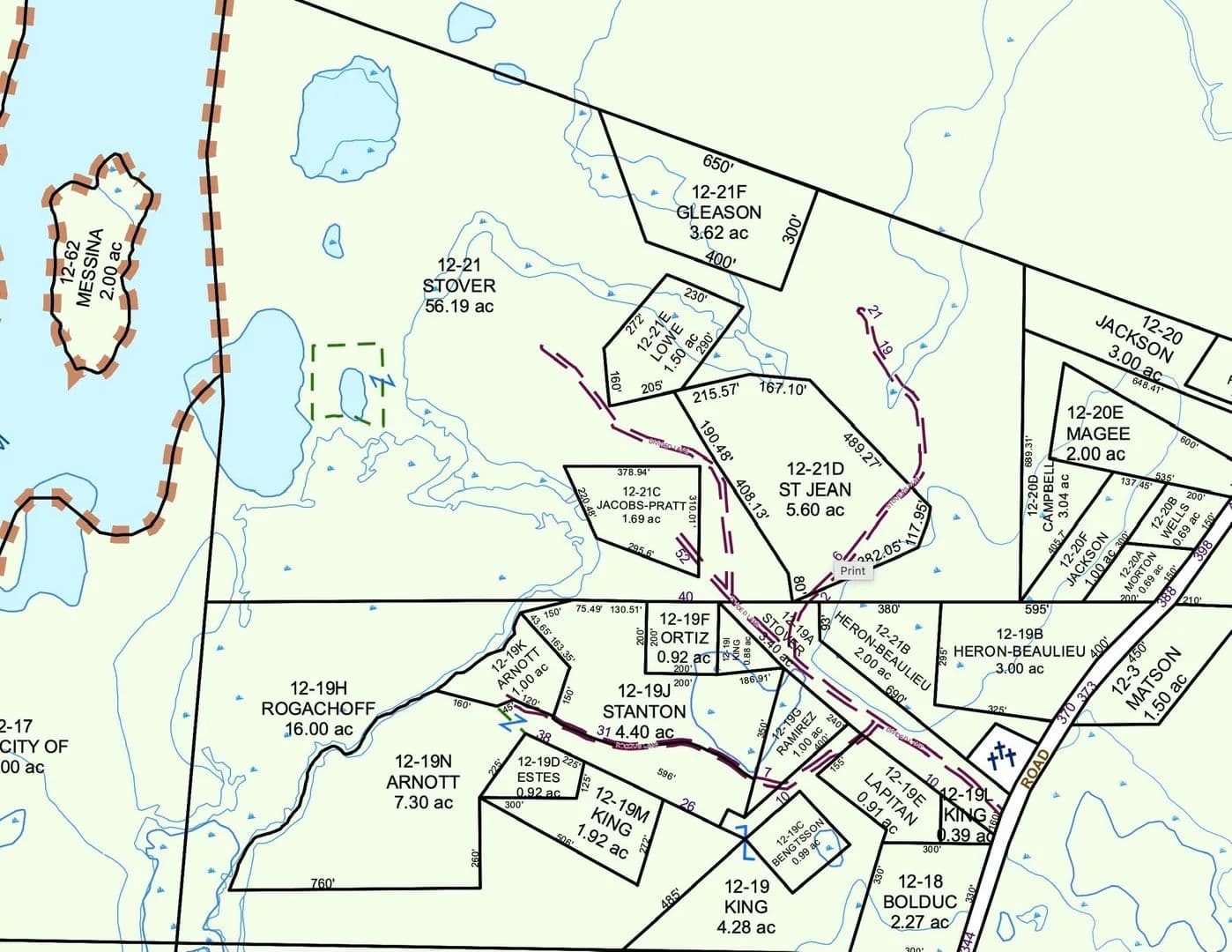 59.53 Acres of Land for Sale in Augusta, Maine - Augusta, Maine, 04330