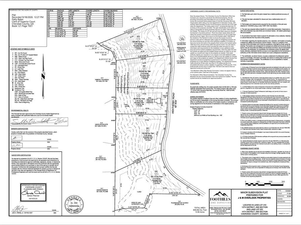 Land -Single Family Acreage in Ball Ground - land for sale