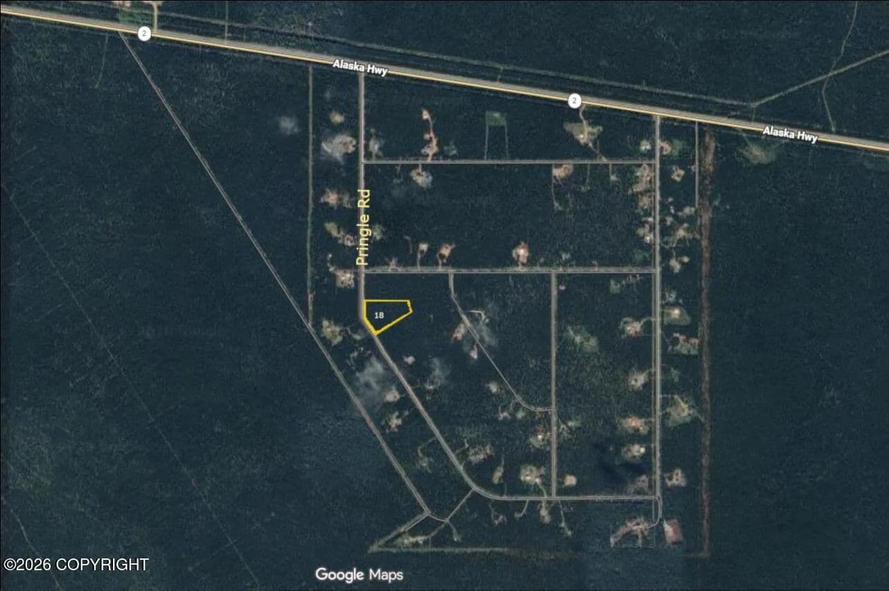 Property from L18 B9 Pringle Road - KW - Tok, Alaska, 99780