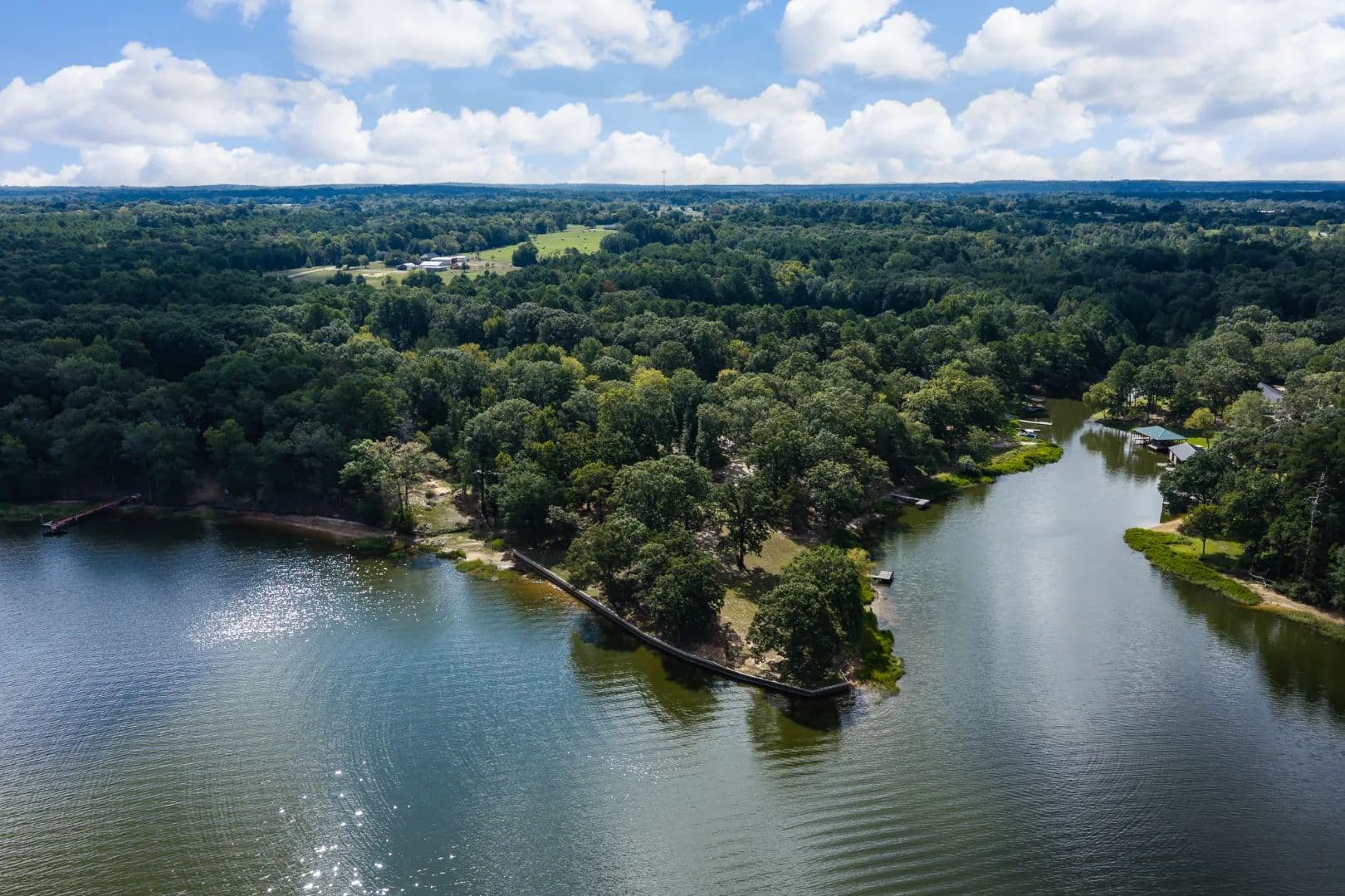 Lake Tyler East Large Waterfront Lot For Sale near Arp TX - land for sale