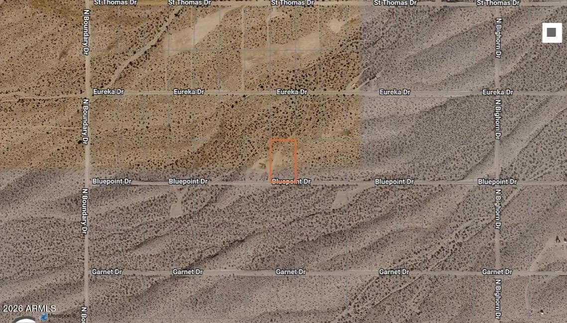 Property from TBD Bluepoint Drive #4943 - KW - Meadview, Arizona, 86444