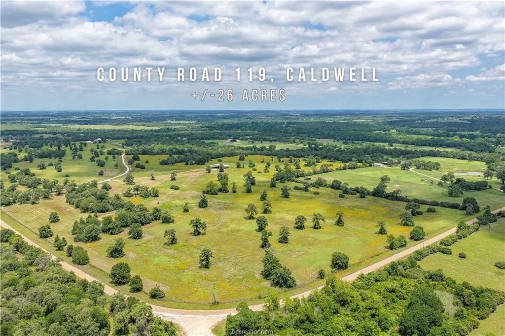 26 Acres of Land for Sale in Caldwell, Texas - Caldwell, Texas, 77836