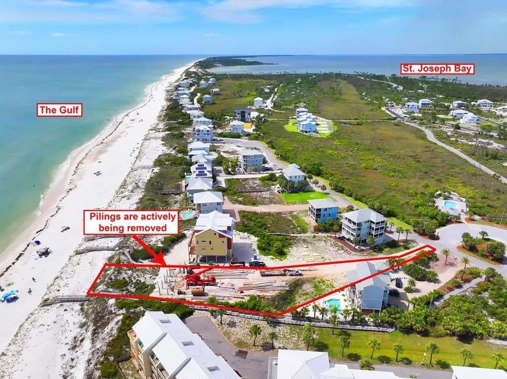 Property from 111 Sapodilla Ln - KW - Cape San Blas, Florida, 32456