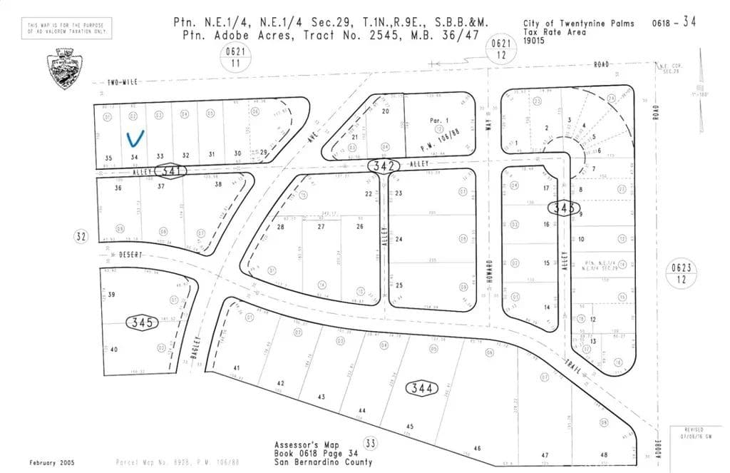 Property from 0 2 Mile Road - KW - , California, 92277