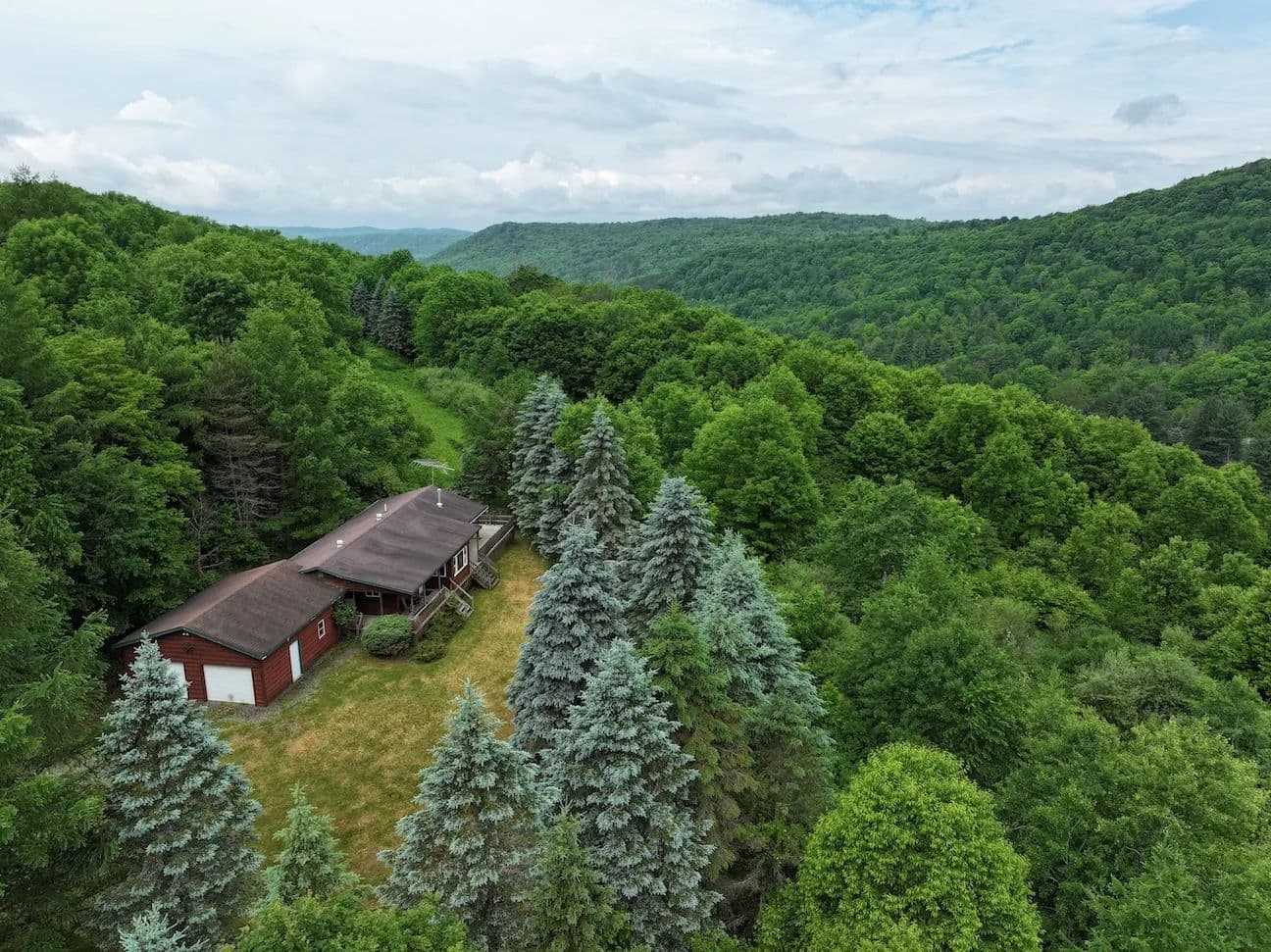 Country Home with Amazing Valley Views on 5.75 acres in Cuba NY 3773 Haskell Valley View Rd - Cuba, New York, 14727