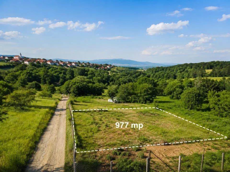 Teren Intravilan 977 mp de Vânzare în Cisnădioara – Locație de Poveste - land for sale