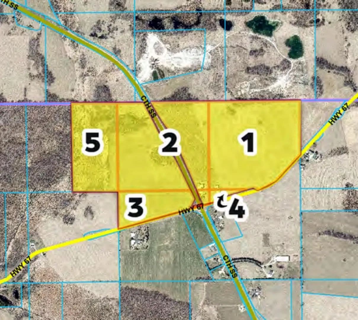 103.32 Acres of Land for Sale in Auburn, Wisconsin - Auburn, Wisconsin, 53010