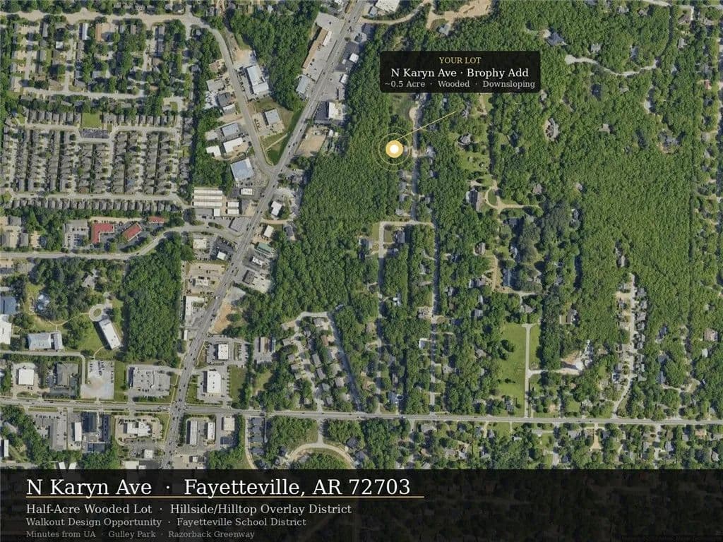 Property from N Karyn Avenue - KW - Fayetteville, Arkansas, 72703