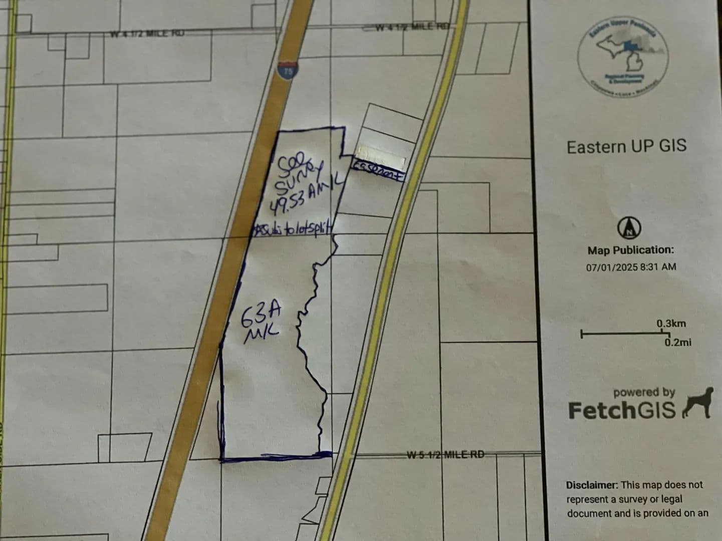 Property from 0 S Mackinac TRL - KW - , Michigan, 49783