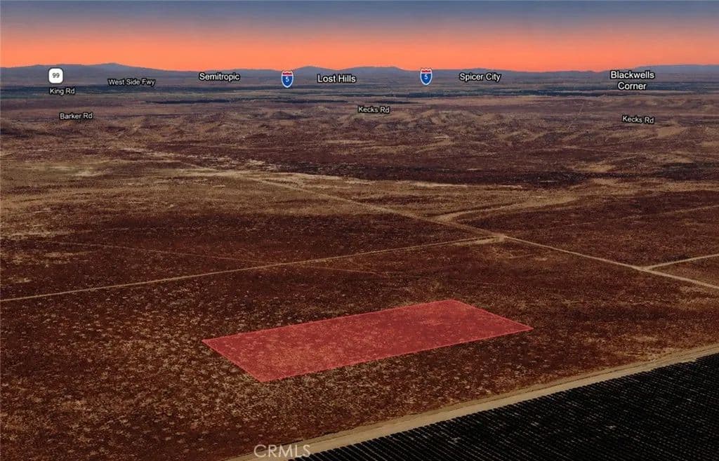 20.2 Acres of Land for Sale in Lost Hills, CA - Lost Hills, California, 93249