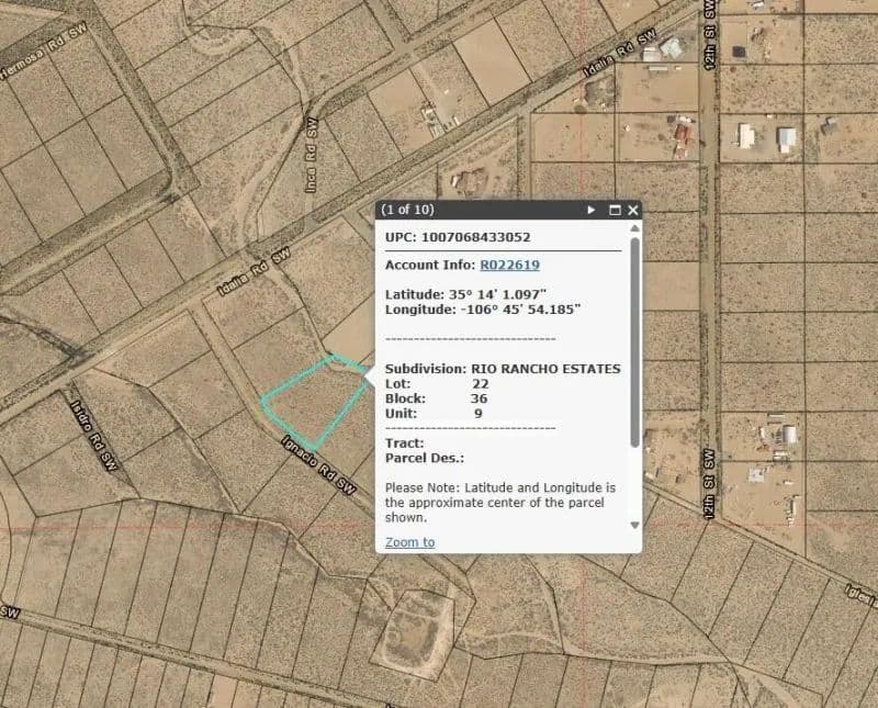 Land -Single Family Acreage in Rio Rancho - Rio Rancho, New Mexico, 87124