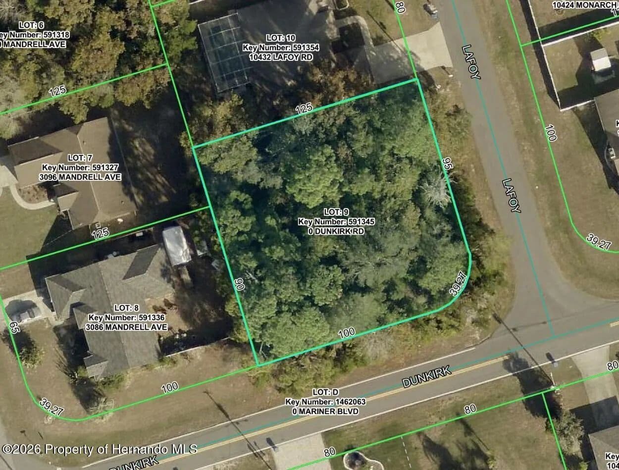 Property from 0 Dunkirk Road - KW - Spring Hill, Florida, 34608