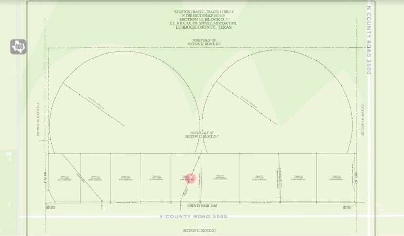 Property from County Rd 5500 - KW