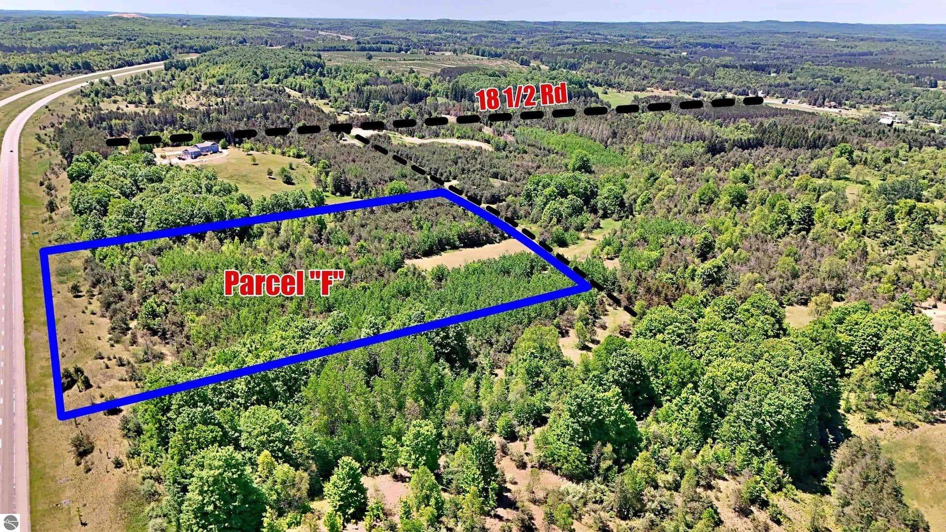 Property from V/L Parcel F E 18 1/2 Road - KW - Manton, Michigan, 49663
