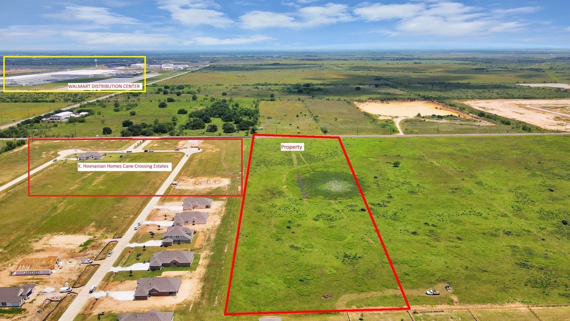 Property from TBD Rexville Road - KW - Sealy, Texas, 77474