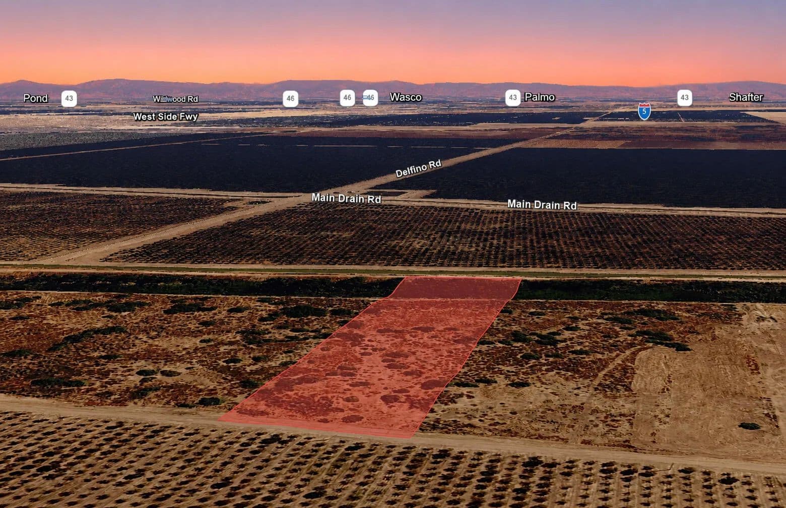 Property from Vic Paso Robles Highway - KW - Buttonwillow, California, 93206