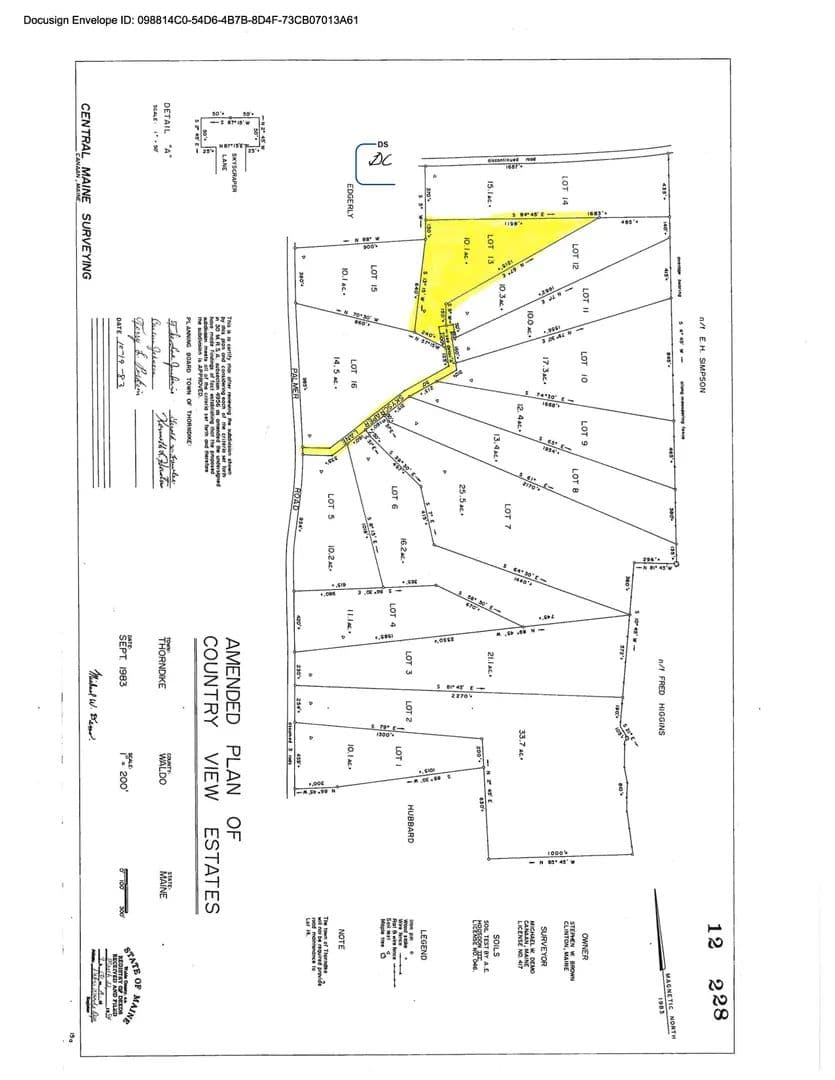 Vacant Land (10+ Acres) in Thorndike - land for sale