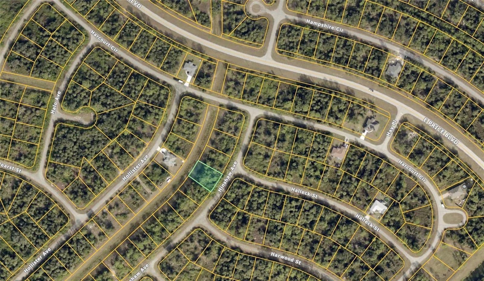Property from Lot 24 HINSHAW AVENUE - KW - North Port, Florida, 34288