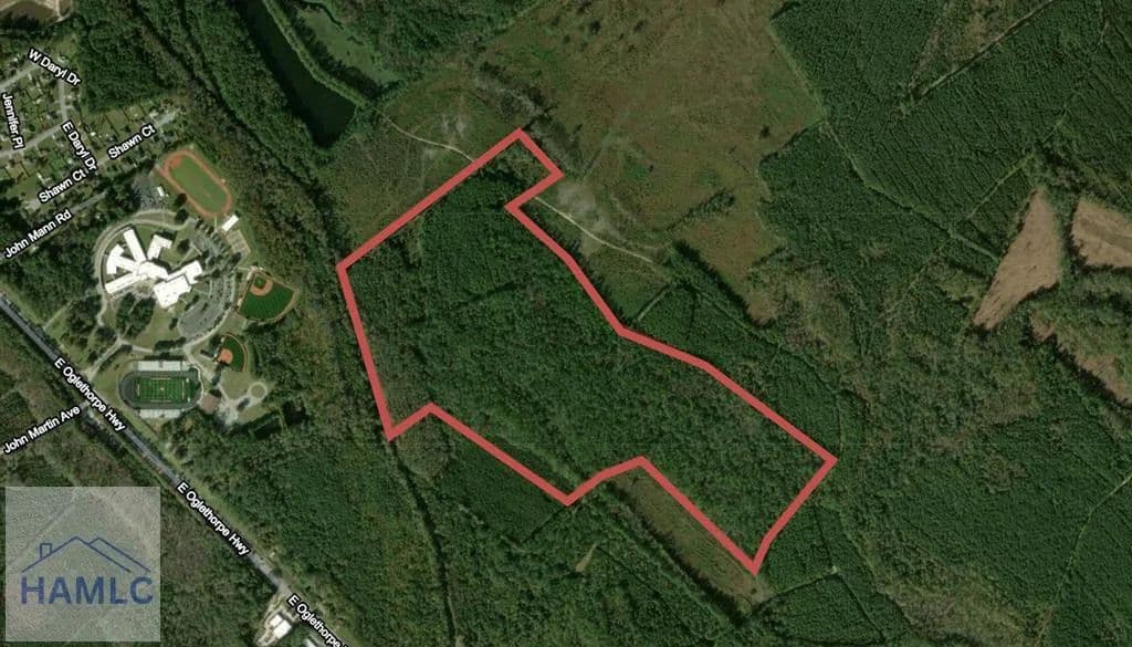 Property from 105 Ac McIntosh Lake Road - KW - Hinesville, Georgia, 31313