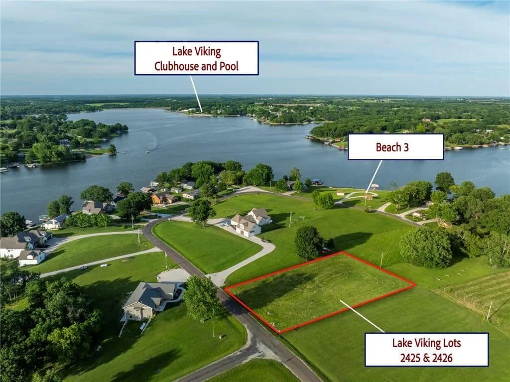Property from Lot 2425 and Lot 2426 Lake Viking Terrace - KW - Altamont, Missouri, 64620