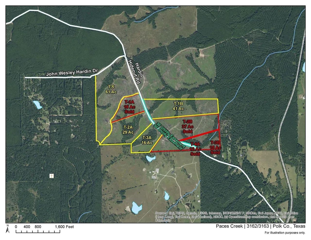 61 Acres | Paces Creek | T-5 | 3162 - Moscow, Texas, 75960