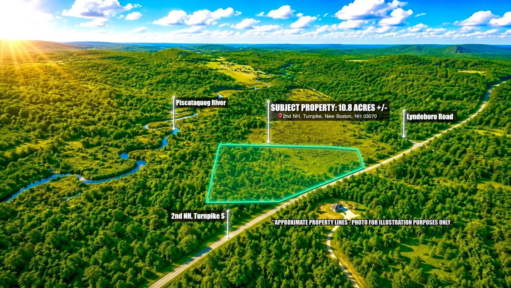 10.8 Acres of Land for Sale in New Boston, NH - New Boston, New Hampshire, 03070