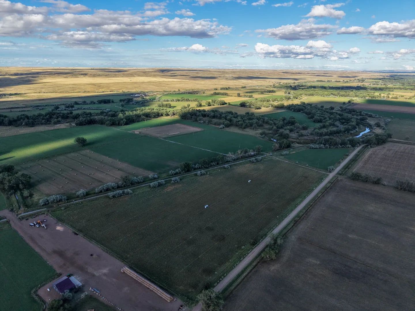 212-Acre Milk River Cottonwood Farm in Malta, Montana for Sale - land for sale