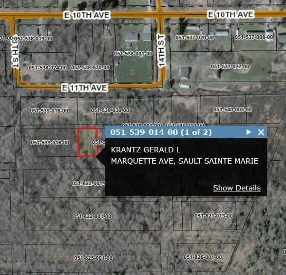 Property from 0 Marquette AVE - KW - , Michigan, 49783