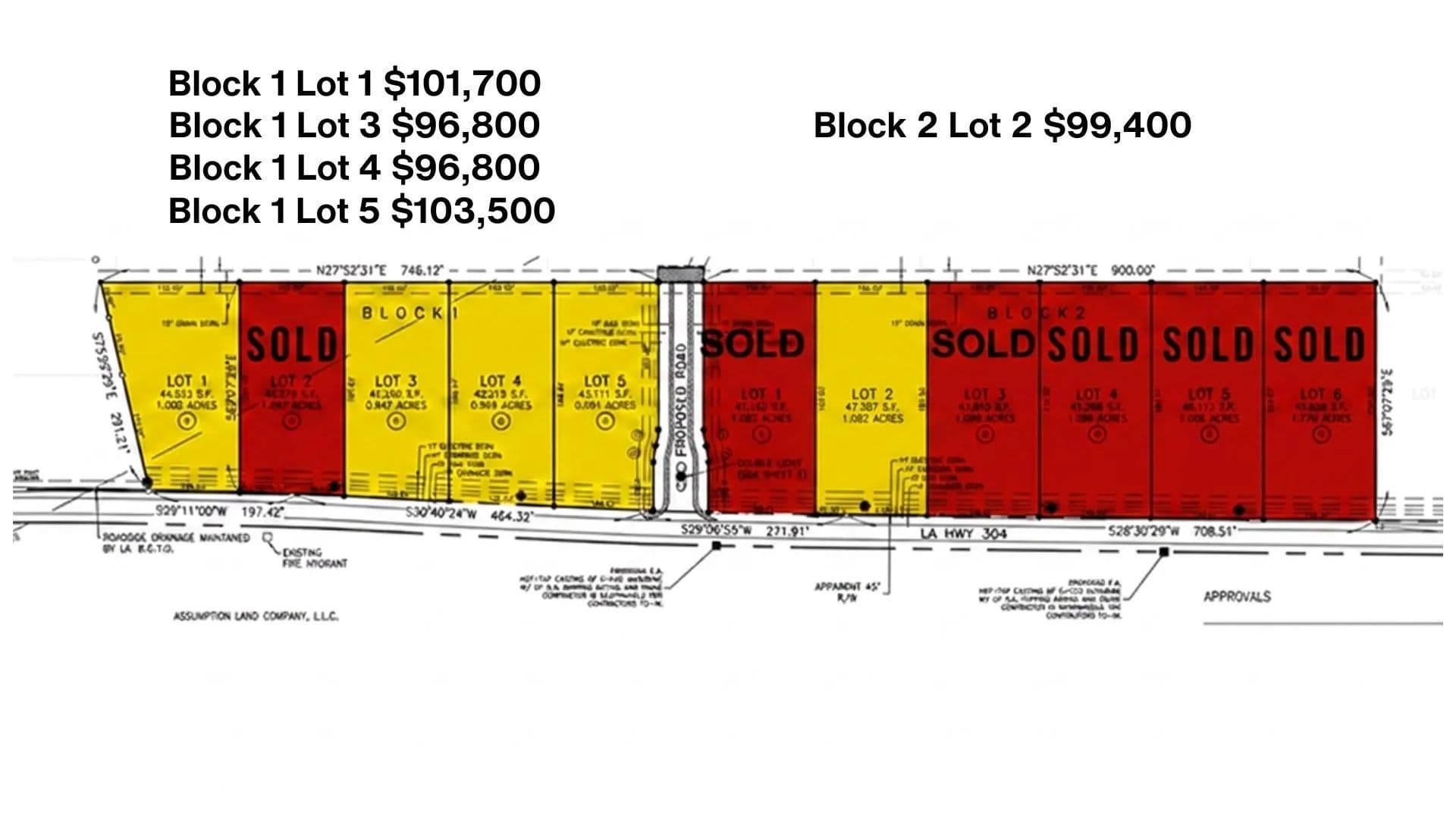 Property from TBD Highway 304 - KW - Thibodaux, Louisiana, 70301