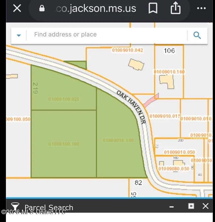 Property from Nhn Oak Haven Drive - KW - Moss Point, Mississippi, 39562