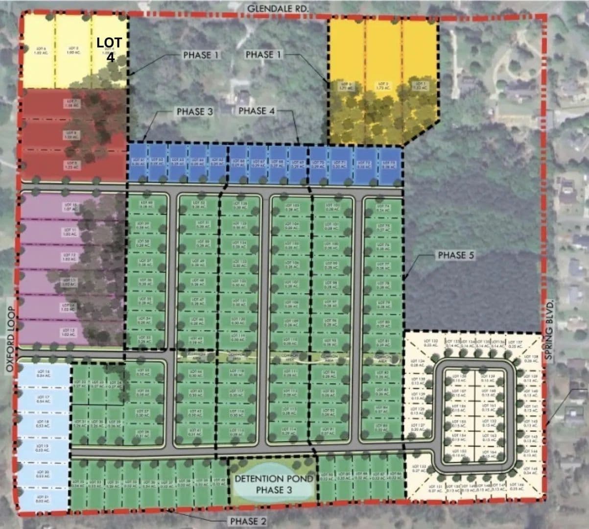 Property from TBD Lot #4 Glendale Road - KW - New Albany, Mississippi, 38652
