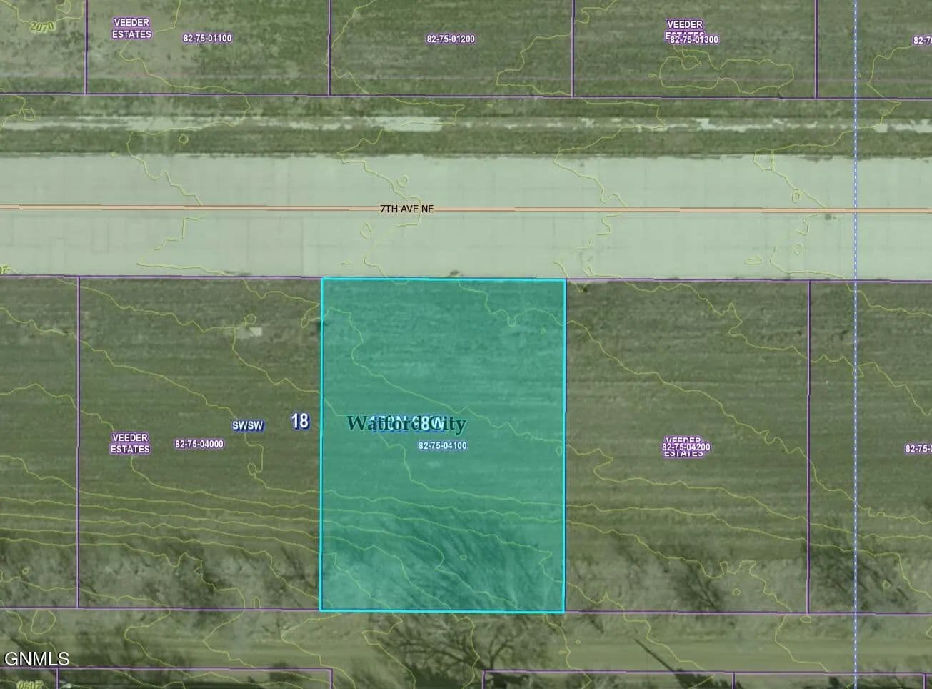 Property from Tbd 7th Avenue NE - KW - Watford City, North Dakota, 58854