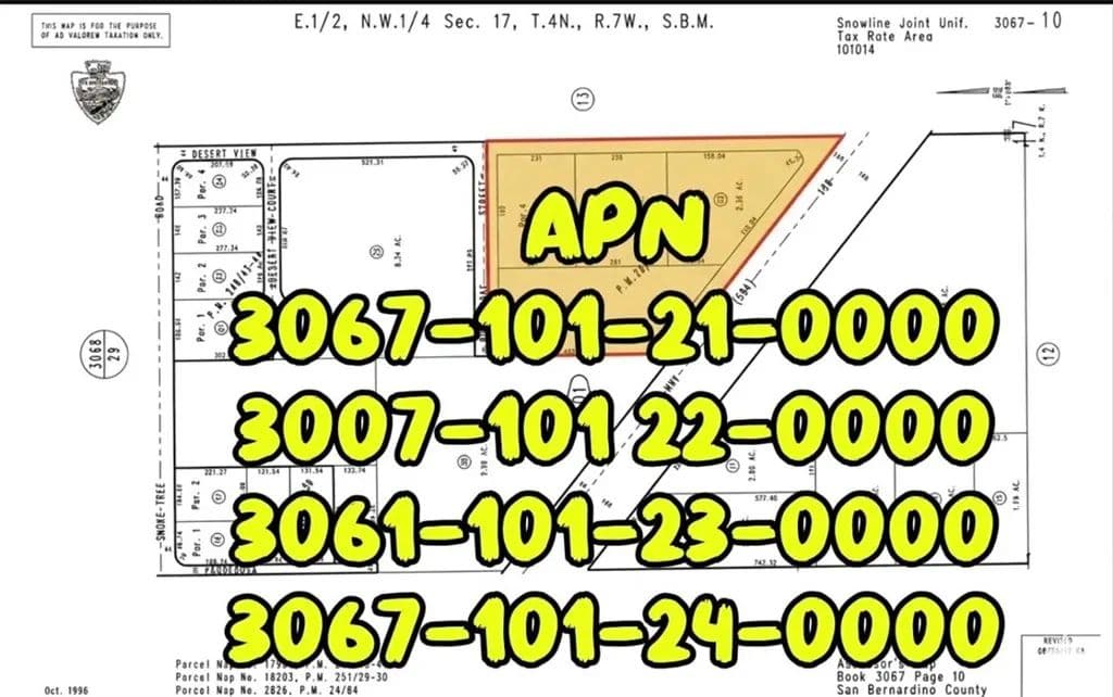 4.65 Acres of Land for Sale in Pinon Hills, California - Pinon Hills, California, 92372