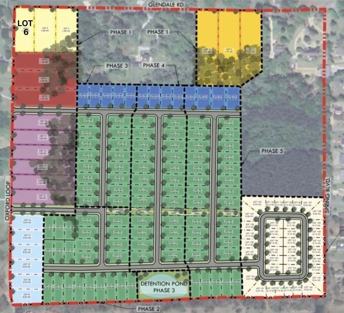 Property from TBD Lot #6 Glendale Road - KW - New Albany, Mississippi, 38652