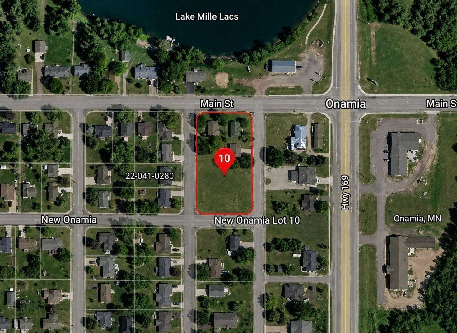 Property from 0 Cedar Street - KW - Onamia, Minnesota, 56359