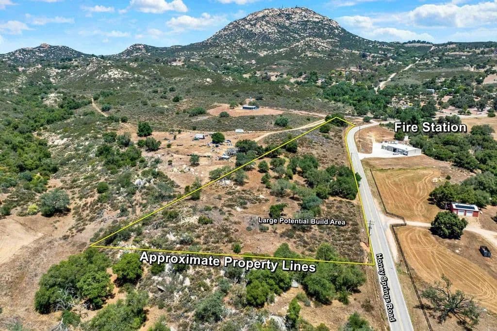 Property from 5 Ac. Honey Springs Road - KW - Jamul, California, 91935