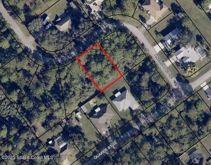 Property from 2478 Anchor Road SE - KW - Palm Bay, Florida, 32909