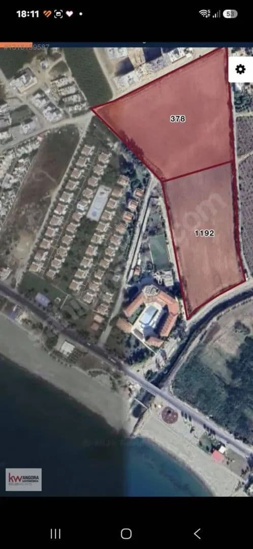 SİLİFKE'DE DENİZE 100m KAPANMAZ MANZARALI 43 DÖNÜM TEK TAPU - land for sale