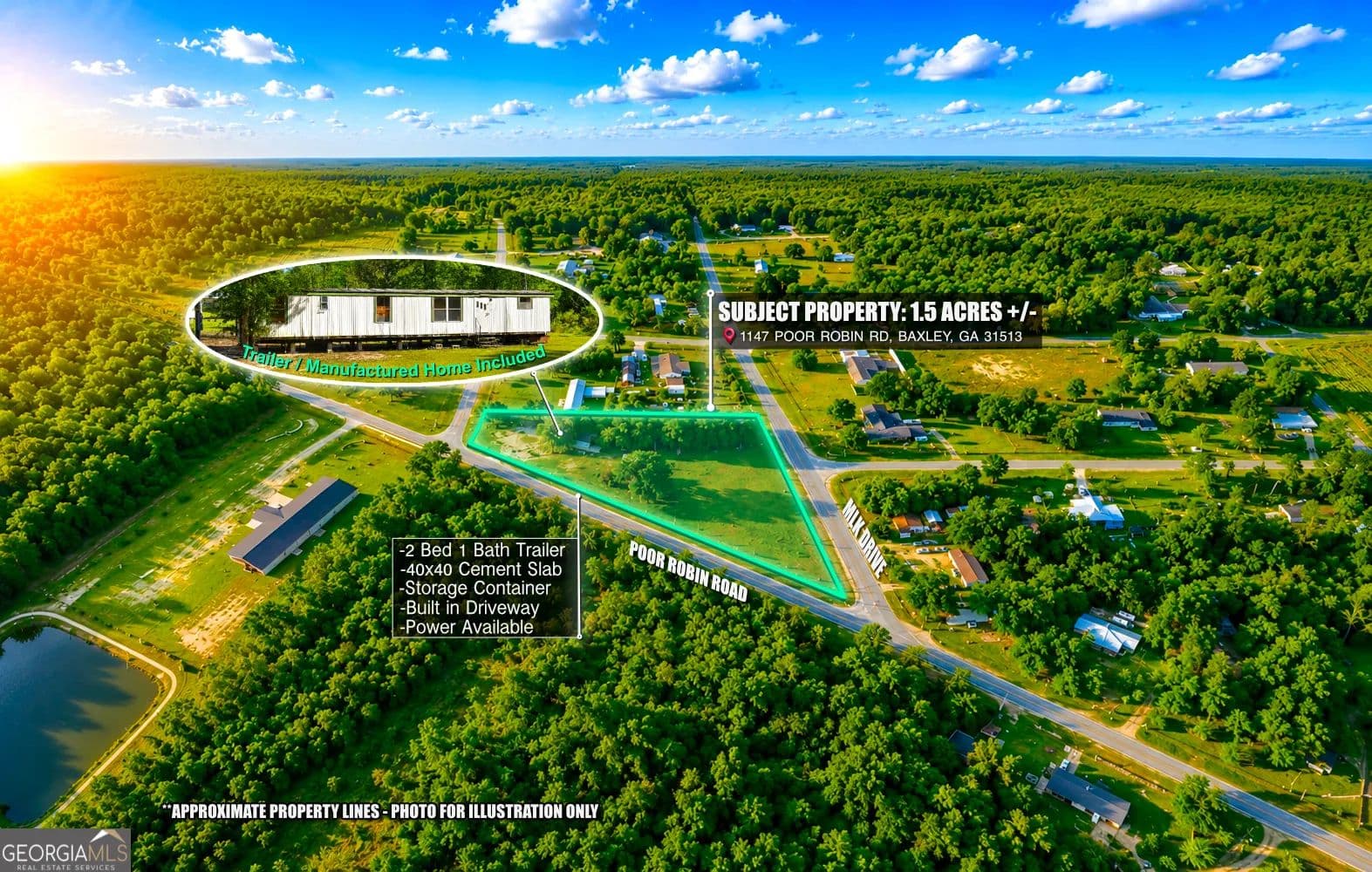 Property from 1147 Poor Robin Road - KW - Baxley, Georgia, 31513