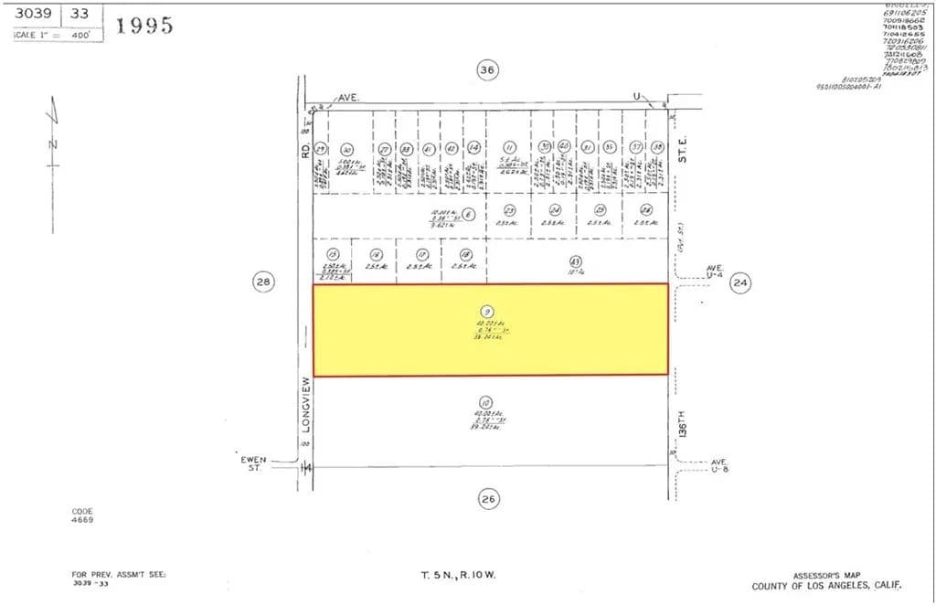 Property from 0 136th Street E - KW - Pearblossom, California, 93553