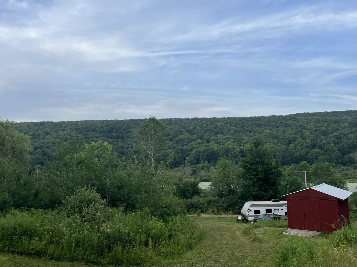 11.6 acres Recreational Land with Building Site and Barn in Conesus NY 6950 Conesus Springwater Rd in the Finger Lakes Region - Conesus, New York, 14435