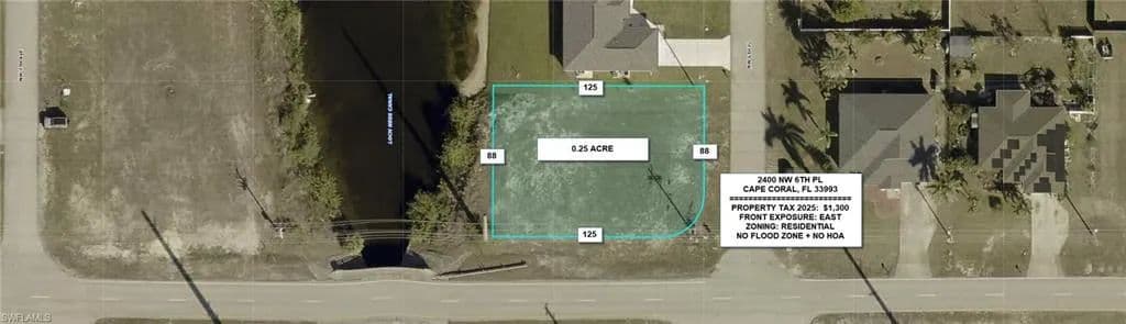 Property from 2400 NW 6th PL - KW - Cape Coral, Florida, 33993