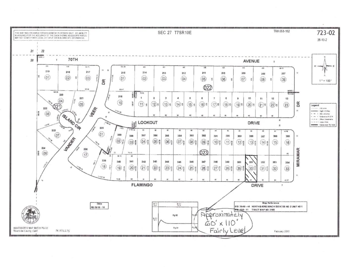 Property from Lot 351 Flamingo Drive - KW - Mecca, California, 92254