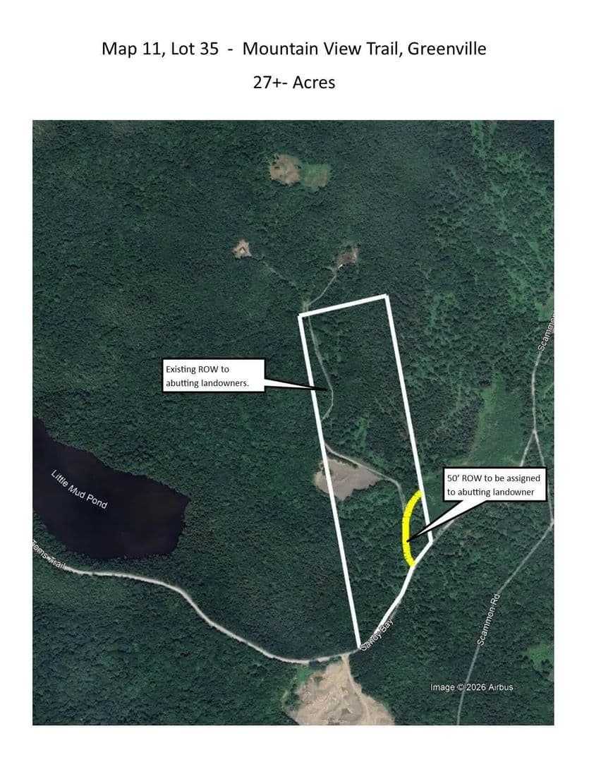 27 Acres of Land for Sale in Greenville, Maine - Greenville, Maine, 04441