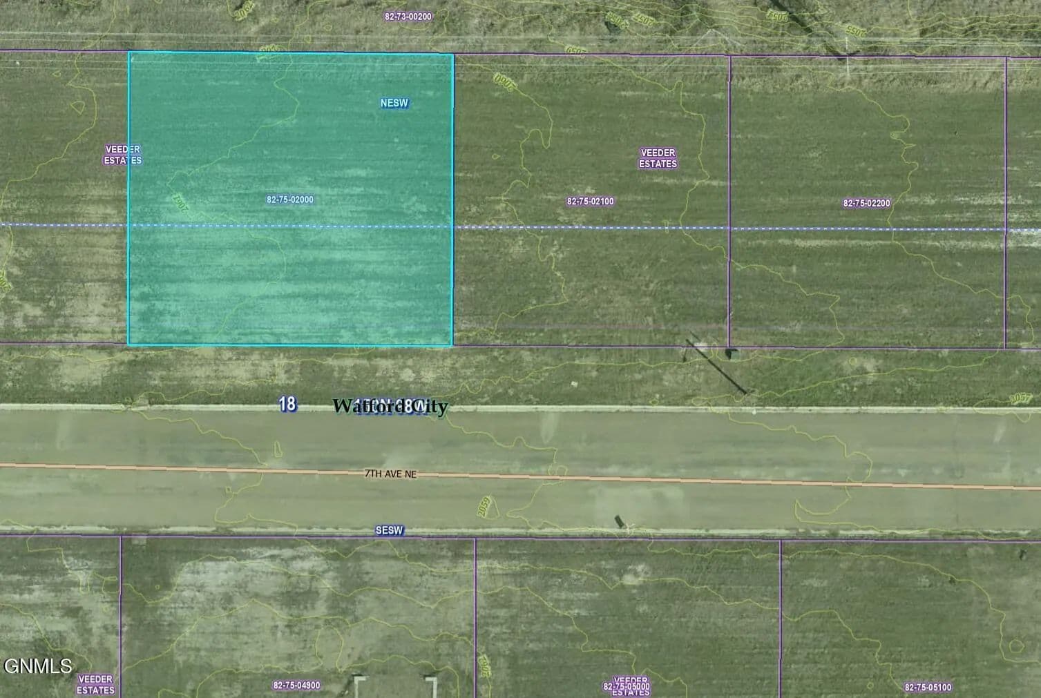 Property from Tbd 7th Avenue NE - KW - Watford City, North Dakota, 58854