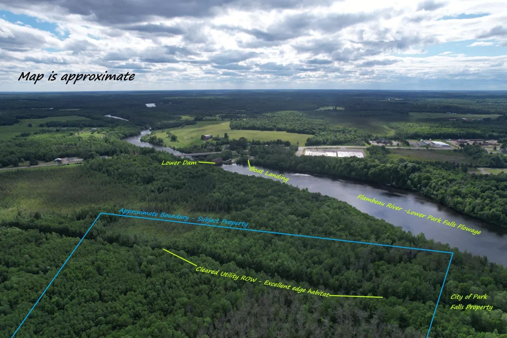 58 Acres of Wisconsin Whitetail Hunting Land for Sale in Park Falls - Park Falls, Wisconsin, 54552