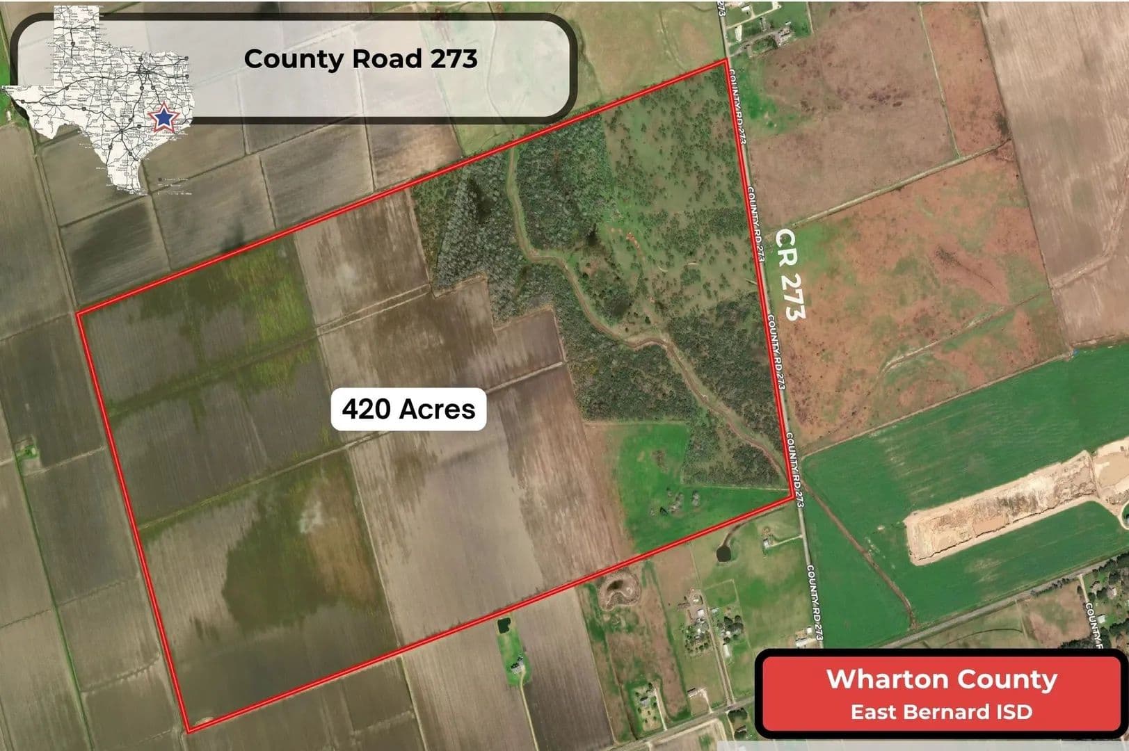 420 Acres of Land for Sale in East Bernard, TX - land for sale