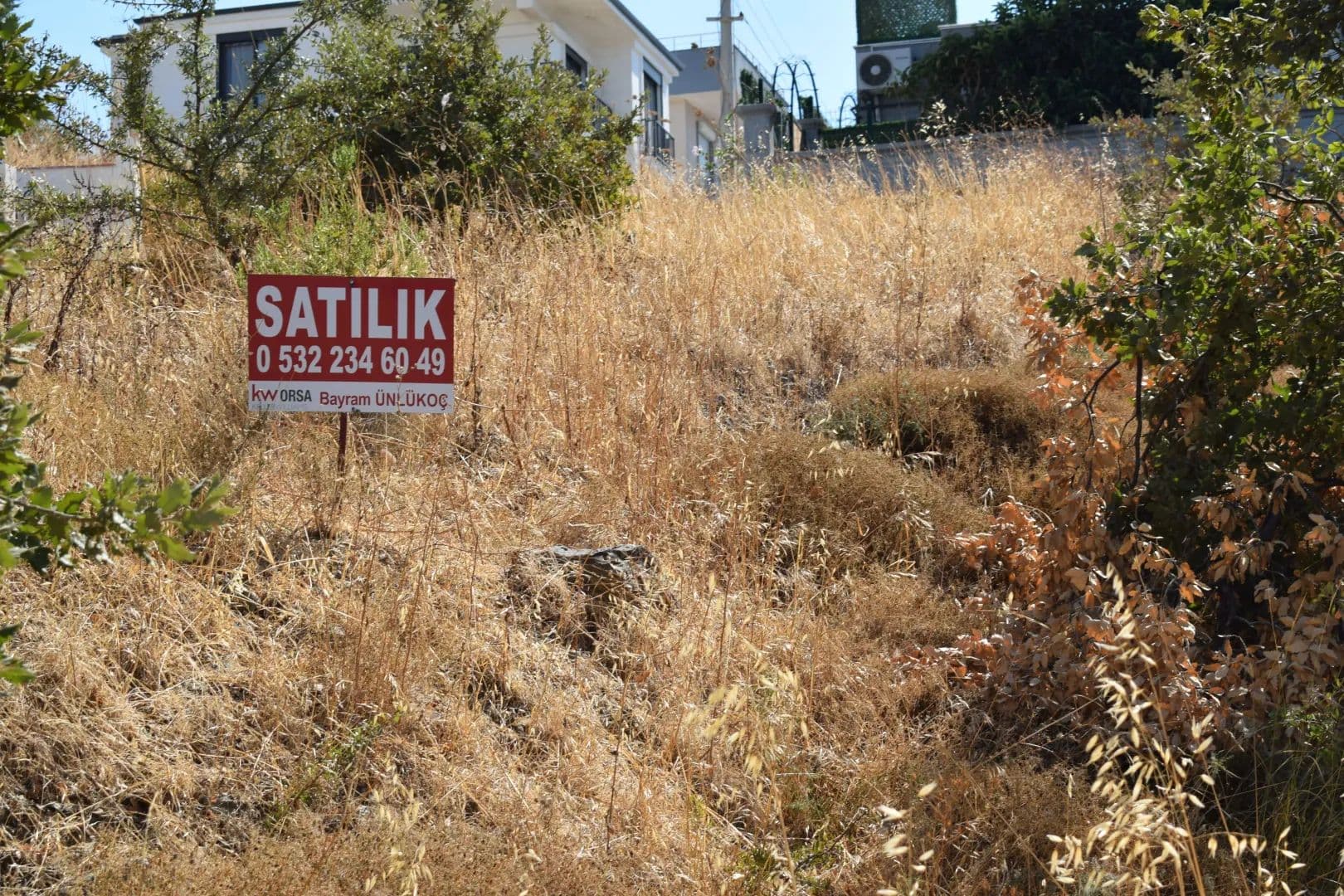 Seferihisar Akarca'da Deniz Manzaralı Arsa - land for sale