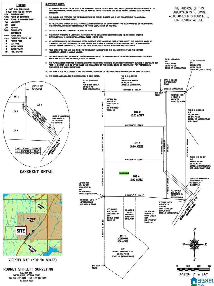 Property from Lot 2 HIGHWAY 25 #2 - KW - Calera, Alabama, 35040